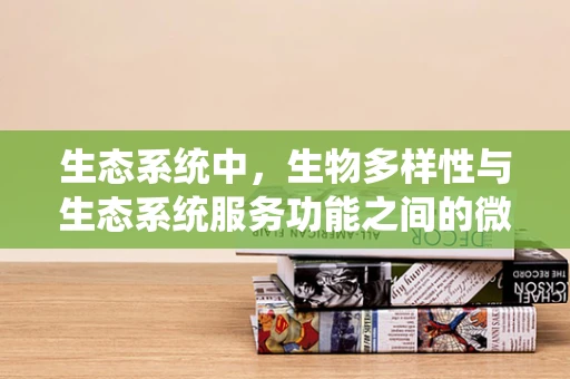 生态系统中，生物多样性与生态系统服务功能之间的微妙平衡如何维持？