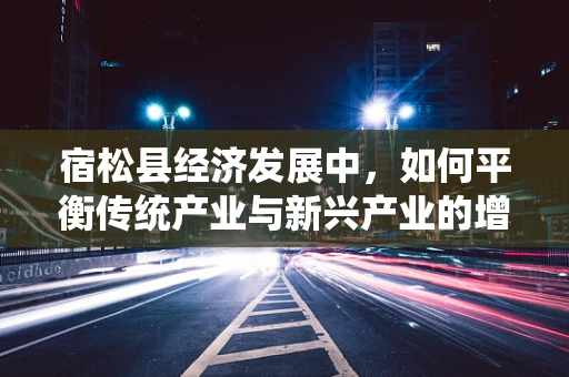宿松县经济发展中，如何平衡传统产业与新兴产业的增长？