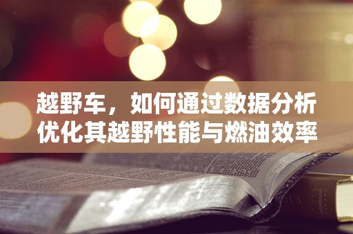越野车，如何通过数据分析优化其越野性能与燃油效率？