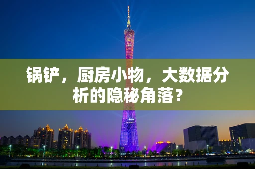锅铲，厨房小物，大数据分析的隐秘角落？