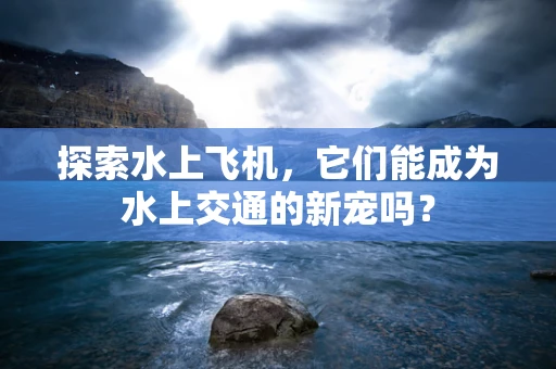 探索水上飞机，它们能成为水上交通的新宠吗？