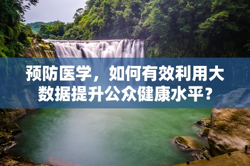 预防医学，如何有效利用大数据提升公众健康水平？