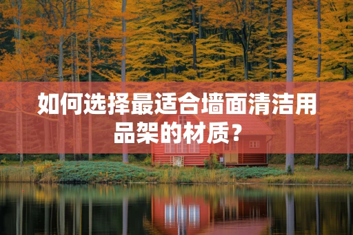 如何选择最适合墙面清洁用品架的材质？