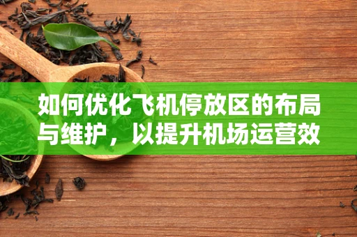 如何优化飞机停放区的布局与维护，以提升机场运营效率？