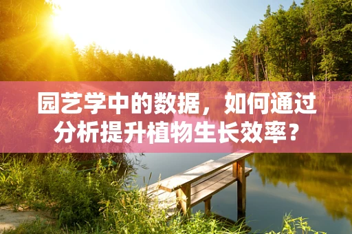 园艺学中的数据，如何通过分析提升植物生长效率？