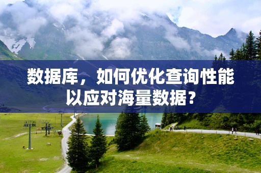 数据库，如何优化查询性能以应对海量数据？