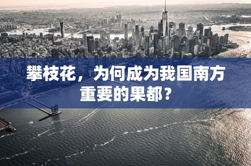 攀枝花，为何成为我国南方重要的果都？