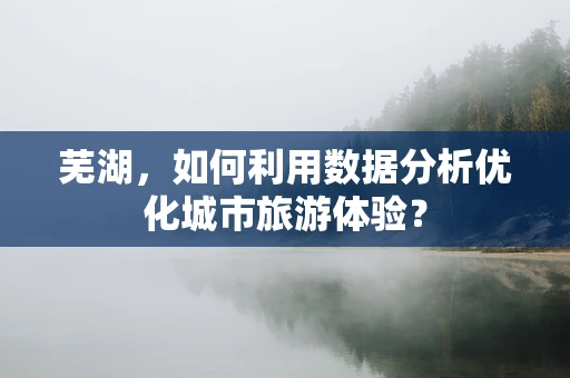 芜湖，如何利用数据分析优化城市旅游体验？