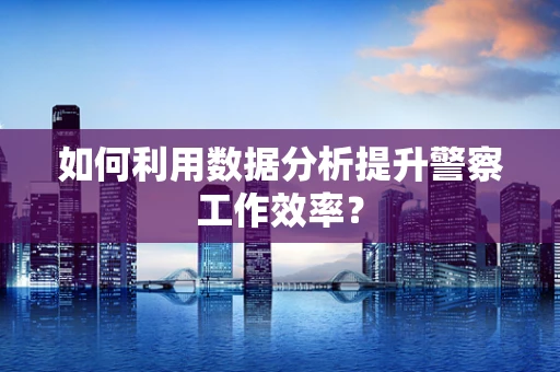 如何利用数据分析提升警察工作效率？