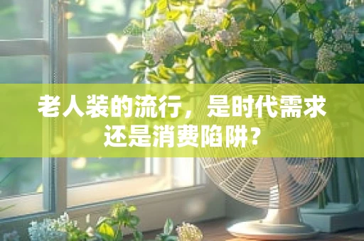 老人装的流行，是时代需求还是消费陷阱？