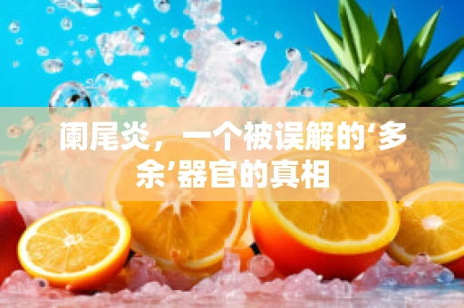 阑尾炎，一个被误解的‘多余’器官的真相