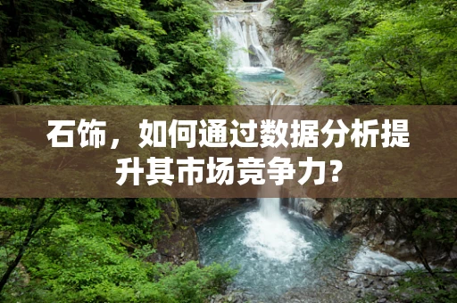 石饰，如何通过数据分析提升其市场竞争力？
