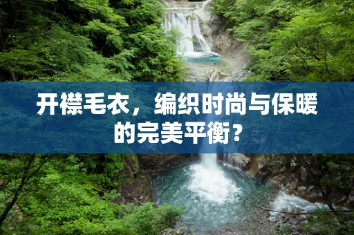 开襟毛衣，编织时尚与保暖的完美平衡？