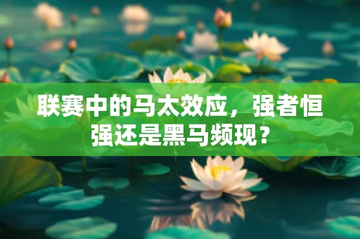 联赛中的马太效应，强者恒强还是黑马频现？