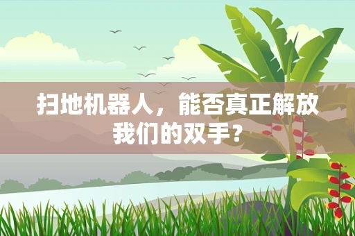 扫地机器人，能否真正解放我们的双手？