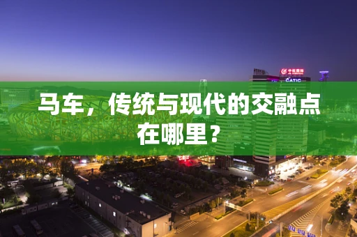 马车，传统与现代的交融点在哪里？
