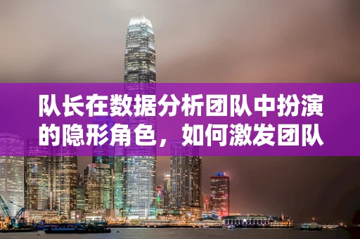 队长在数据分析团队中扮演的隐形角色，如何激发团队潜能？