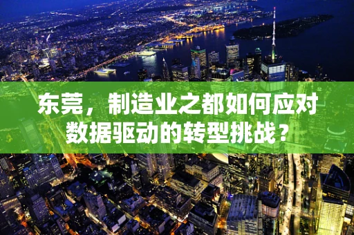 东莞，制造业之都如何应对数据驱动的转型挑战？