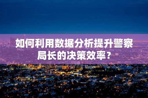 如何利用数据分析提升警察局长的决策效率？