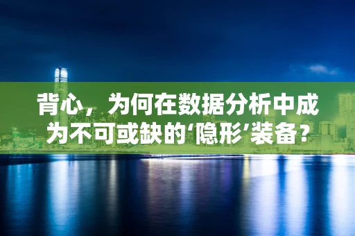 背心，为何在数据分析中成为不可或缺的‘隐形’装备？