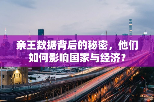 亲王数据背后的秘密，他们如何影响国家与经济？