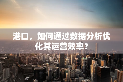 港口，如何通过数据分析优化其运营效率？