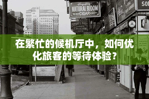 在繁忙的候机厅中，如何优化旅客的等待体验？