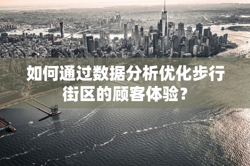 如何通过数据分析优化步行街区的顾客体验？