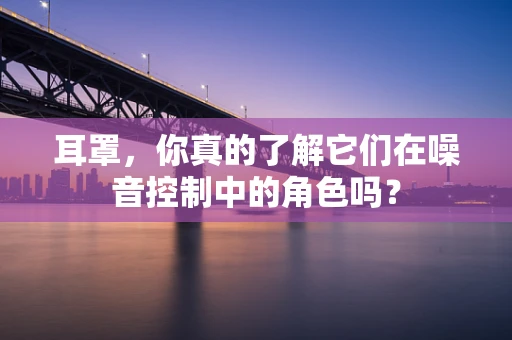 耳罩，你真的了解它们在噪音控制中的角色吗？