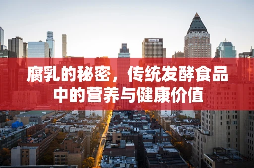 腐乳的秘密，传统发酵食品中的营养与健康价值