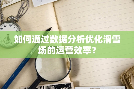 如何通过数据分析优化滑雪场的运营效率？