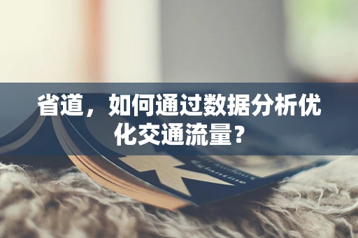 省道，如何通过数据分析优化交通流量？