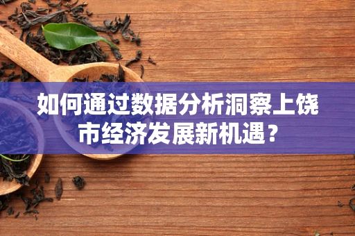 如何通过数据分析洞察上饶市经济发展新机遇？