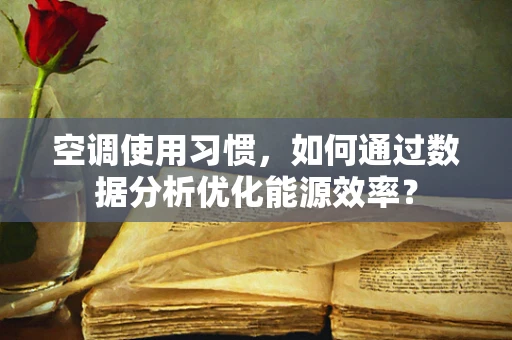 空调使用习惯，如何通过数据分析优化能源效率？