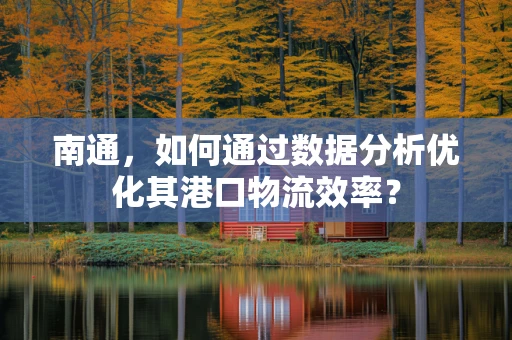 南通，如何通过数据分析优化其港口物流效率？