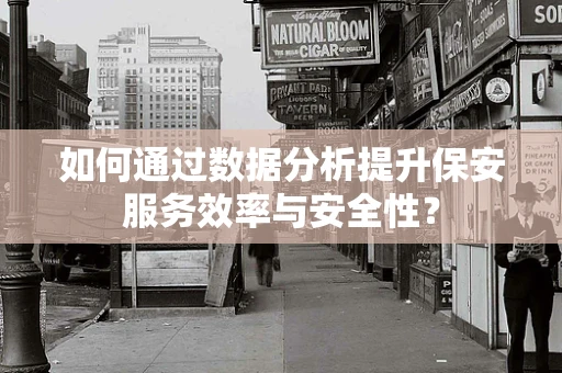 如何通过数据分析提升保安服务效率与安全性？