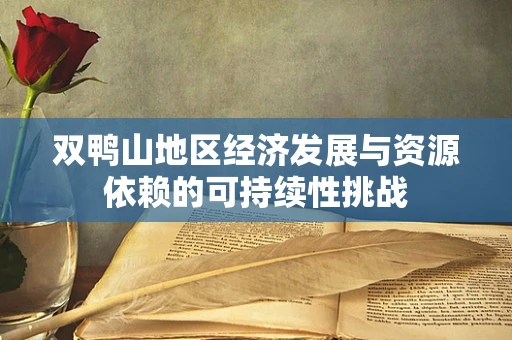 双鸭山地区经济发展与资源依赖的可持续性挑战
