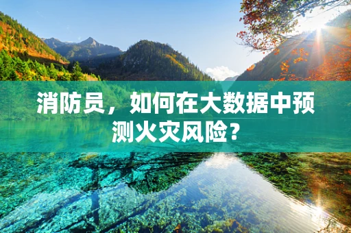 消防员，如何在大数据中预测火灾风险？