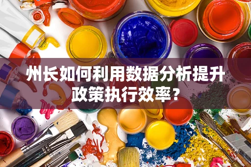 州长如何利用数据分析提升政策执行效率？