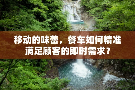 移动的味蕾，餐车如何精准满足顾客的即时需求？