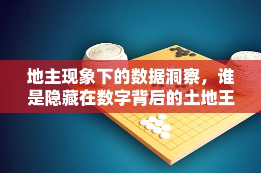 地主现象下的数据洞察，谁是隐藏在数字背后的土地王者？