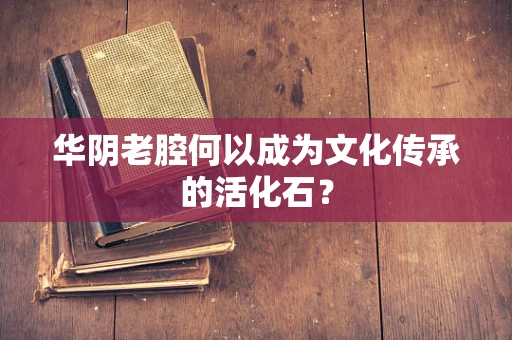华阴老腔何以成为文化传承的活化石？