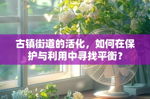 古镇街道的活化，如何在保护与利用中寻找平衡？