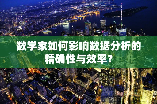 数学家如何影响数据分析的精确性与效率？