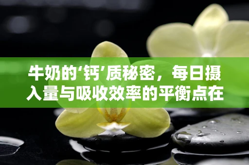 牛奶的‘钙’质秘密，每日摄入量与吸收效率的平衡点在哪里？