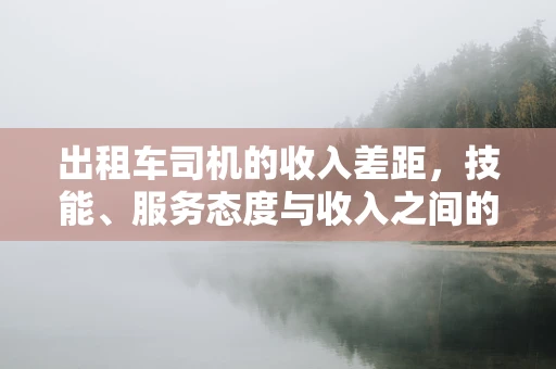 出租车司机的收入差距，技能、服务态度与收入之间的联系