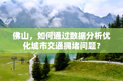 佛山，如何通过数据分析优化城市交通拥堵问题？