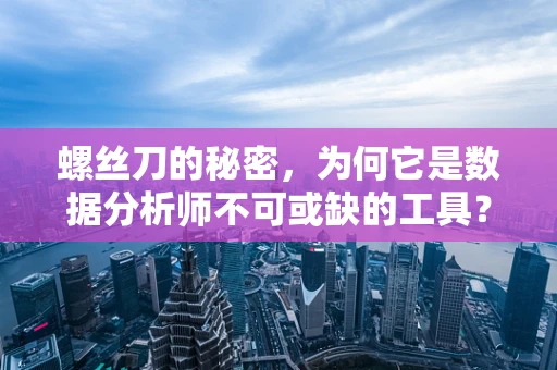 螺丝刀的秘密，为何它是数据分析师不可或缺的工具？