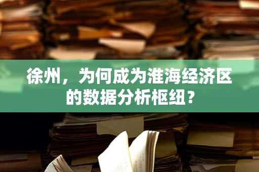 徐州，为何成为淮海经济区的数据分析枢纽？