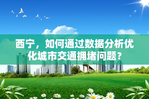 西宁，如何通过数据分析优化城市交通拥堵问题？
